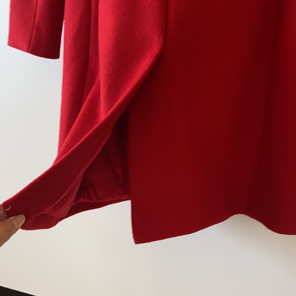 Ann Taylor Red Wool Coat Sz S NWT - Picture 10 of 10